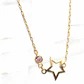 Pulsera estrella con circón Oro 18k - Miniatura 1