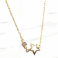 Pulsera estrella con circón Oro 18k - Miniatura 4
