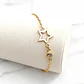 Pulsera estrella con circón Oro 18k - Miniatura 2