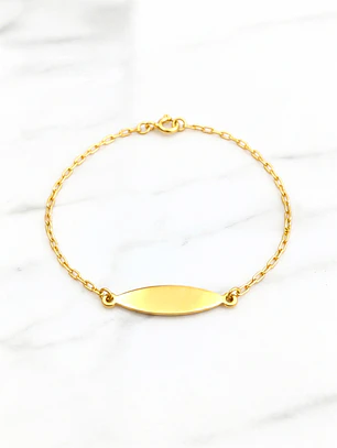 Pulsera de identificación niñ@ Oro 18k