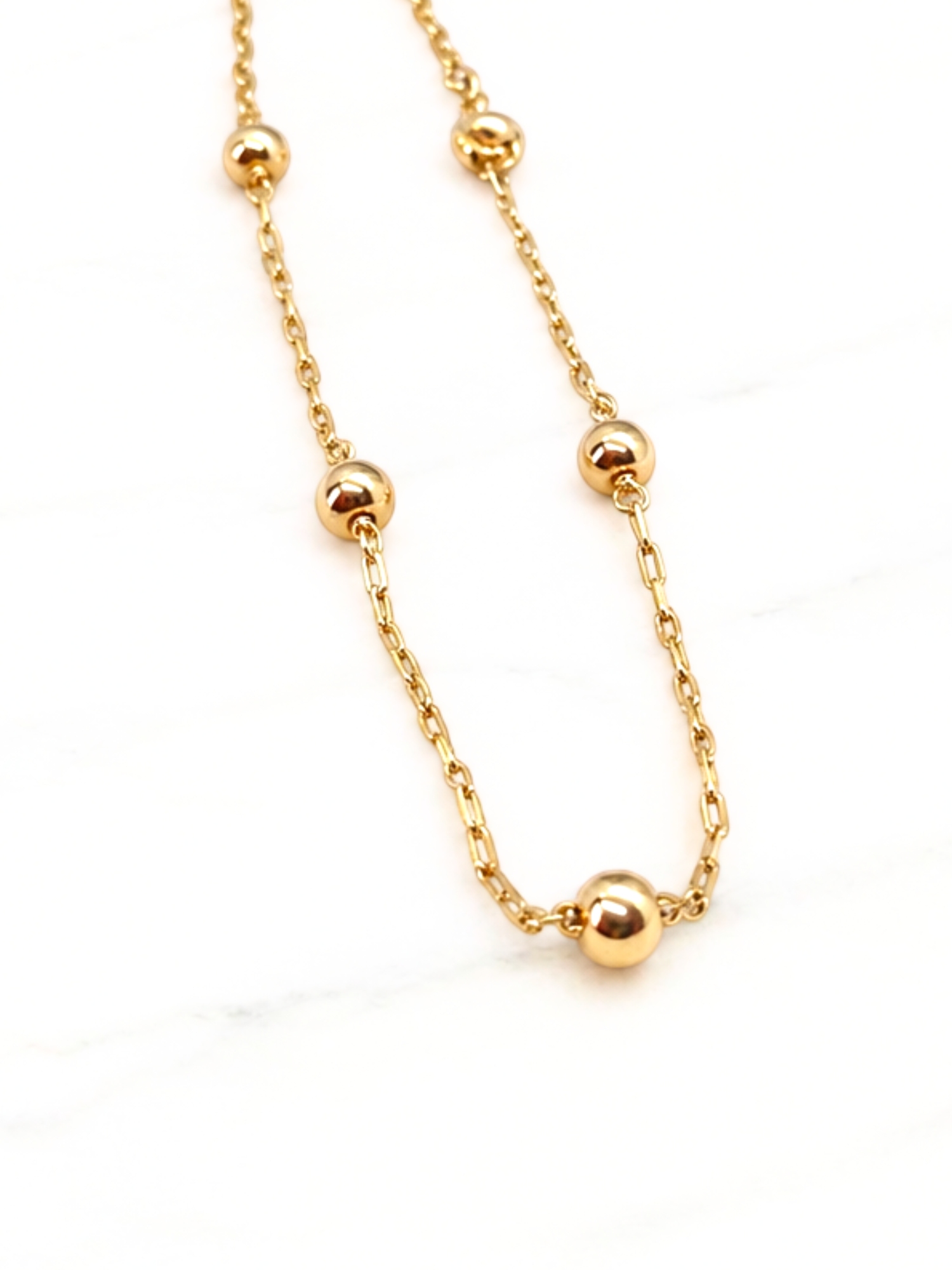 Pulsera bolita Oro 18k 3