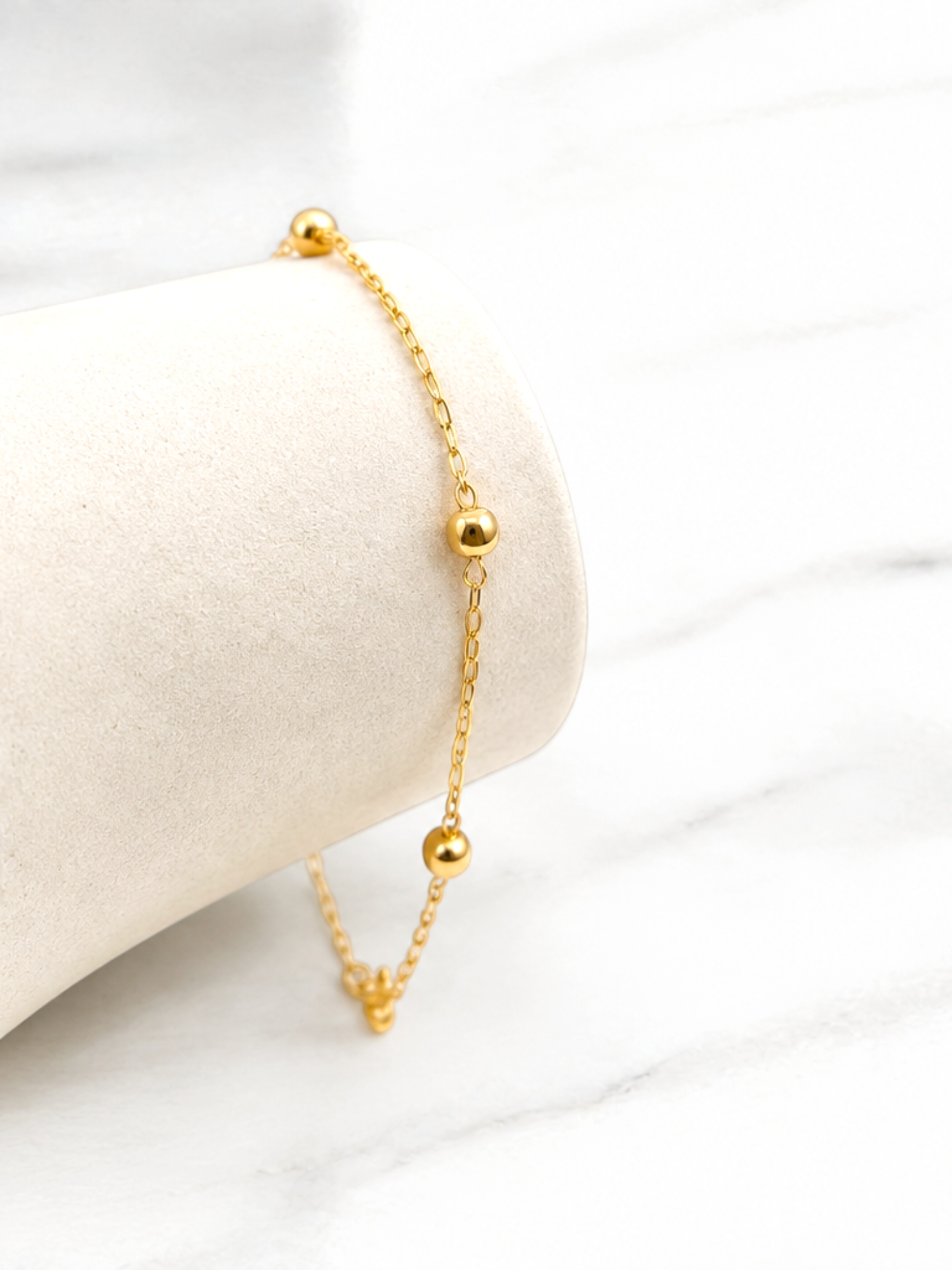 Pulsera bolita Oro 18k 2