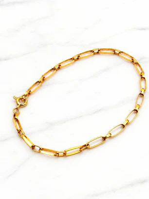 Pulsera argollas 19 cm Oro 18k