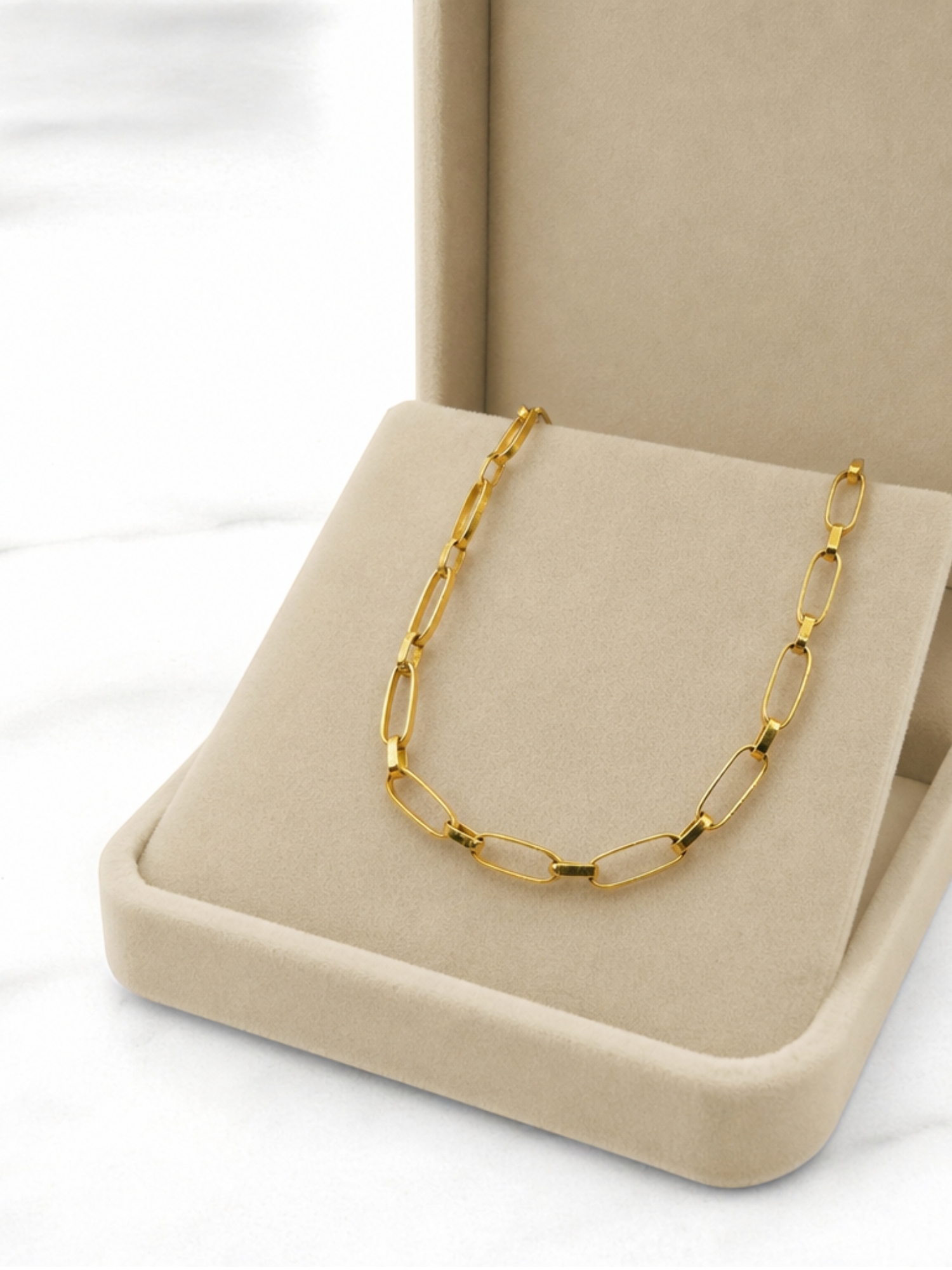 Pulsera argollas 19 cm Oro 18k 3