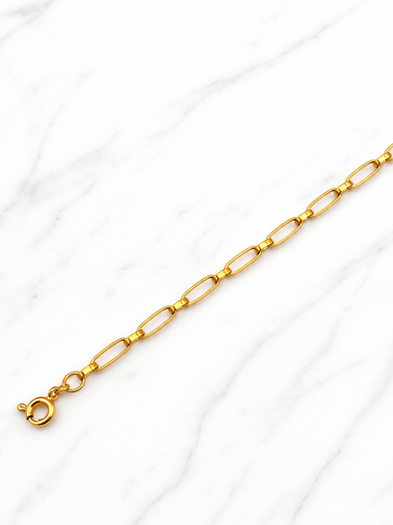 Pulsera argollas 19 cm Oro 18k 6