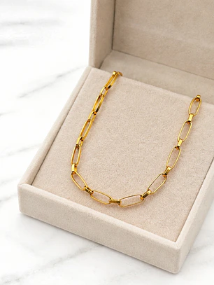 Pulsera argollas 19 cm Oro 18k