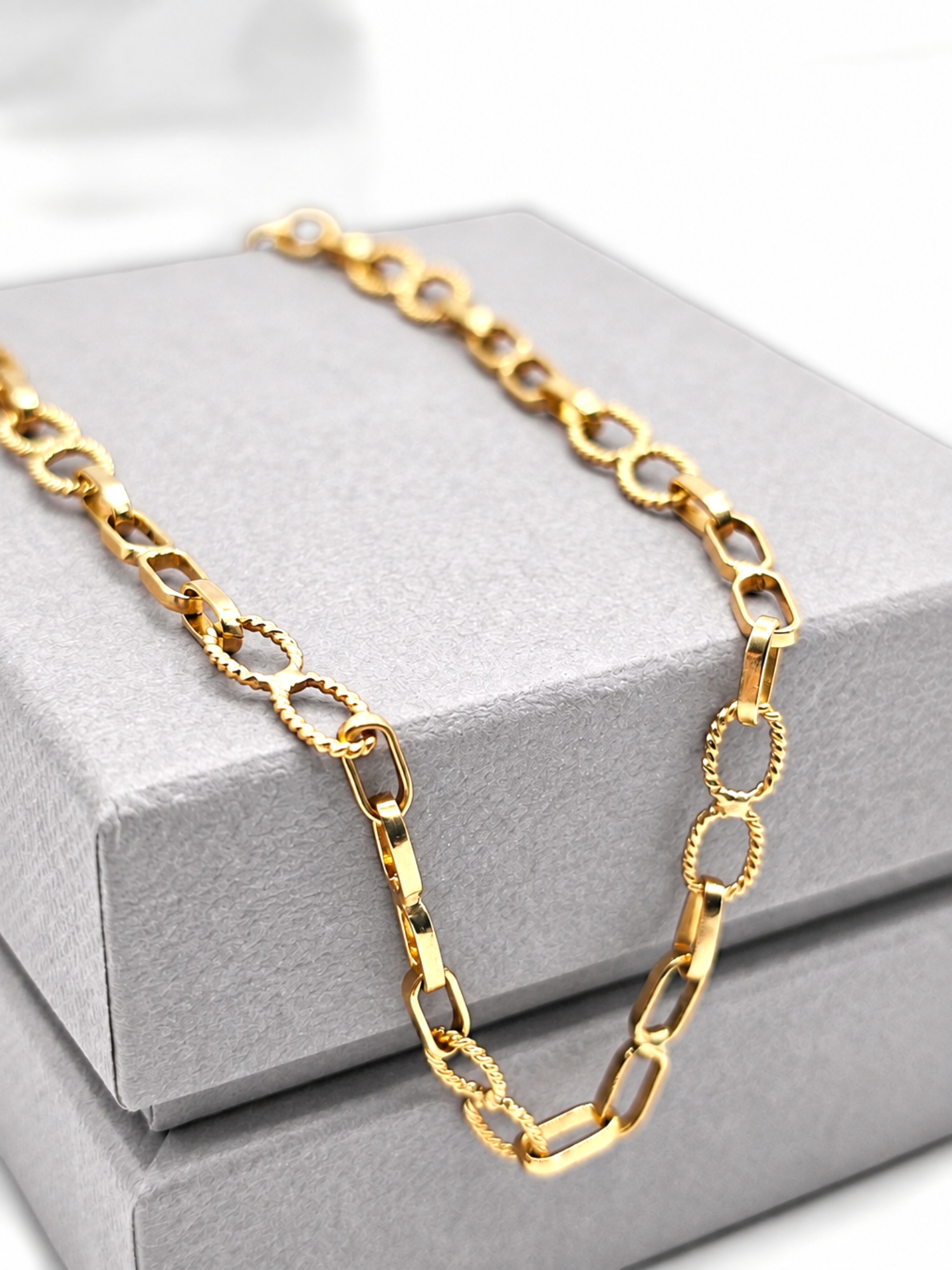 Pulsera odisea 19cm Oro 18k 1