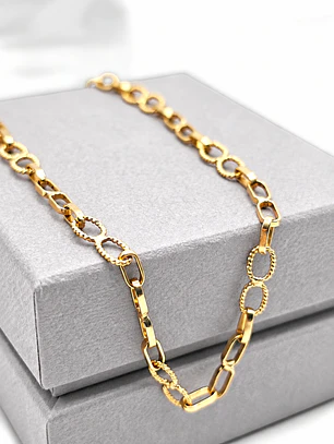 Pulsera odisea 19cm Oro 18k