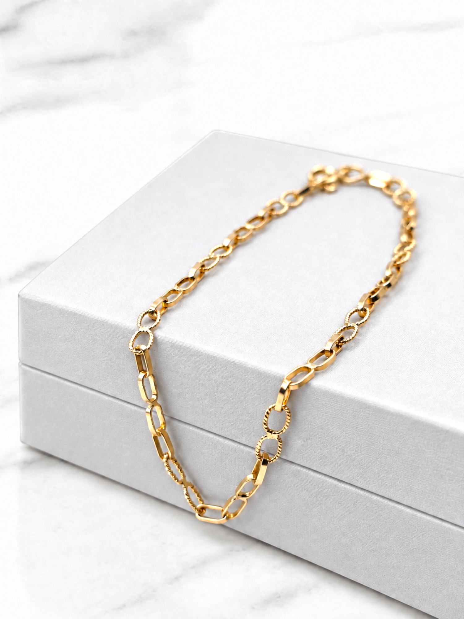 Pulsera odisea 19cm Oro 18k 2