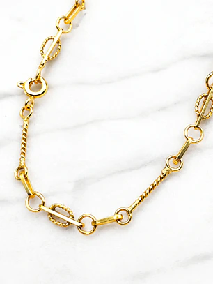 Pulsera palito Verónica 19 cm Oro 18k
