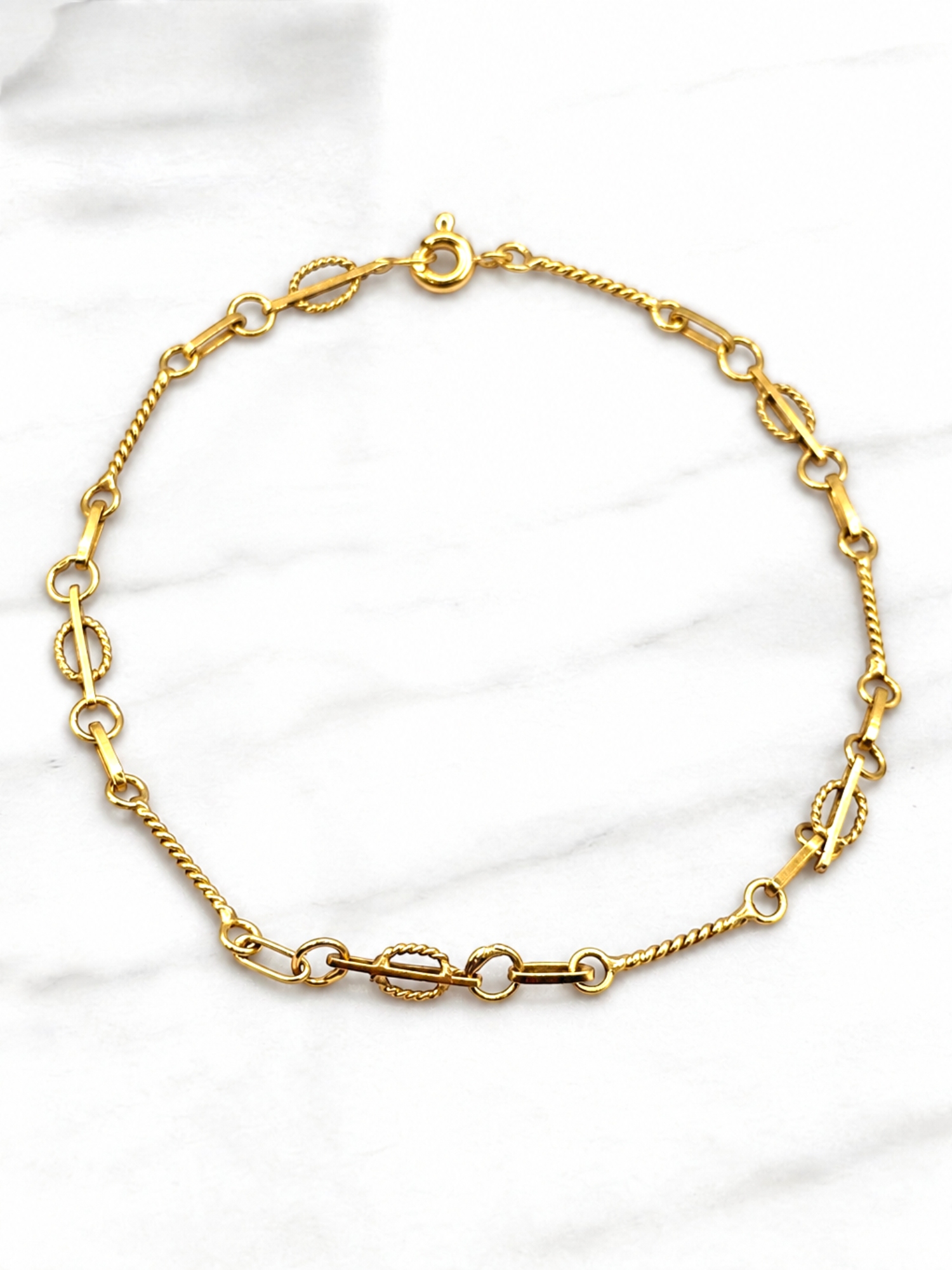 Pulsera palito Verónica 19 cm Oro 18k 3