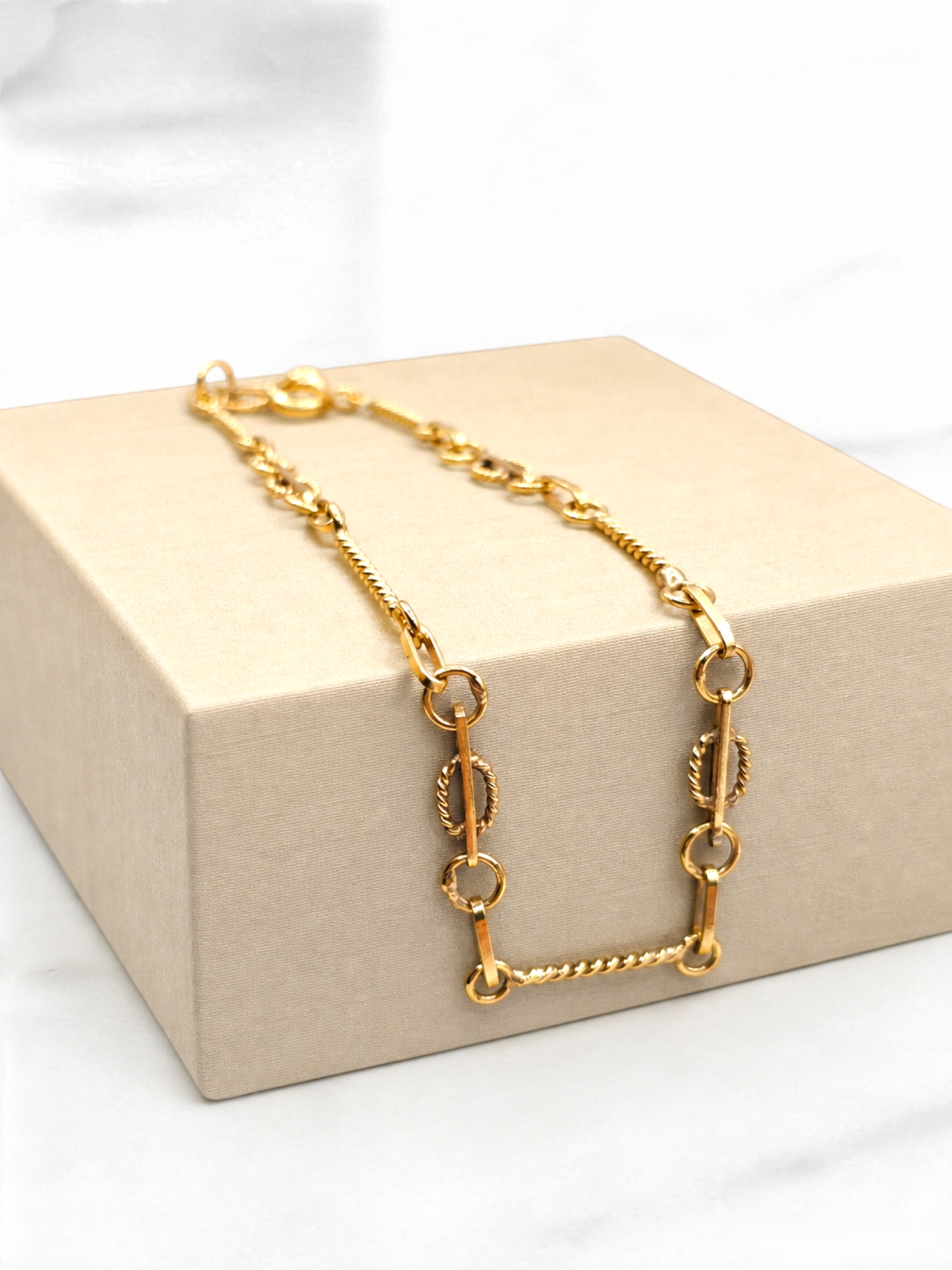 Pulsera palito Verónica 19 cm Oro 18k 2