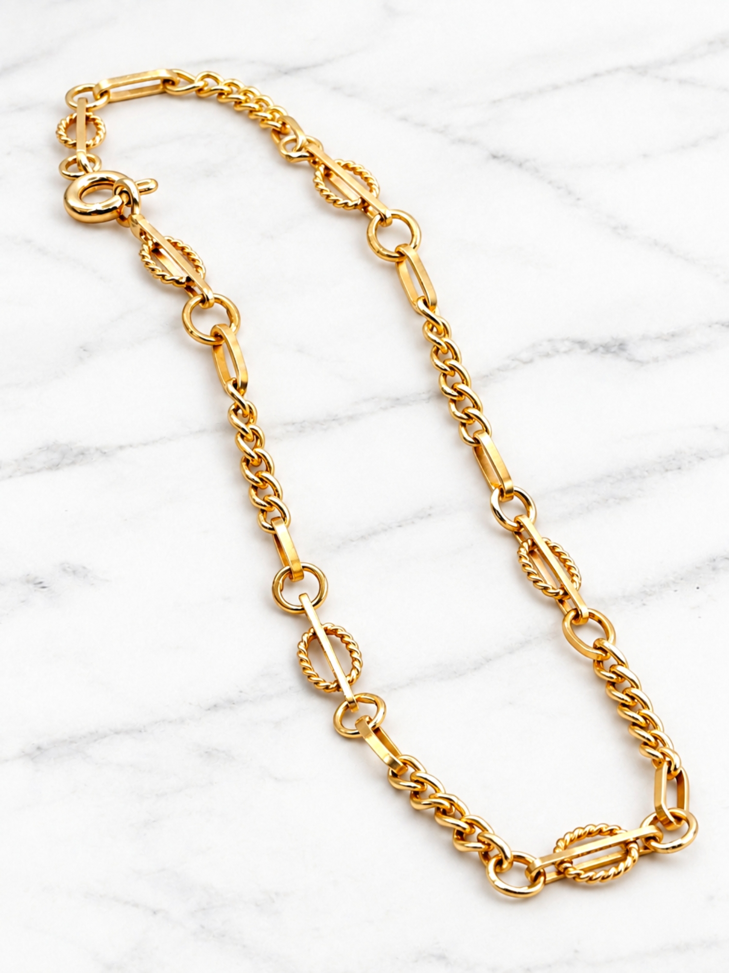 Pulsera Grumete Verónica 19 cm Oro 18k 4
