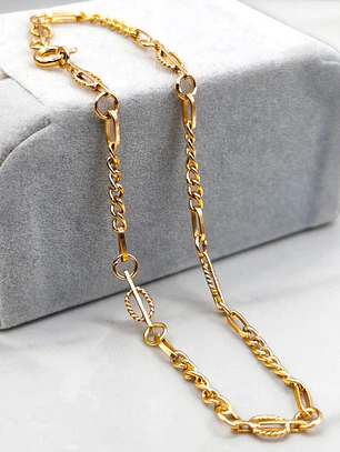 Pulsera Grumete Verónica 19 cm Oro 18k