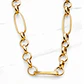 Pulsera rolo facetada 21 cm Oro 18k - Miniatura 3