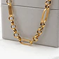 Pulsera rolo facetada 21 cm Oro 18k - Miniatura 1