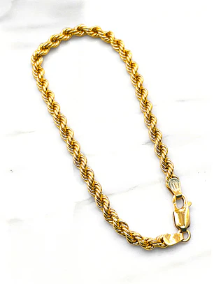 Pulsera turbillón Italiano Oro 18k 