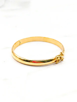 Pulsera esclava 8 mm Oro 18k