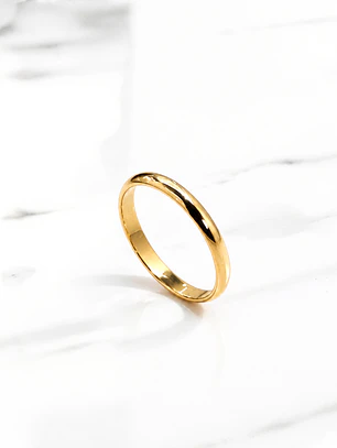 Ilusión media caña 2 mm Oro 18k