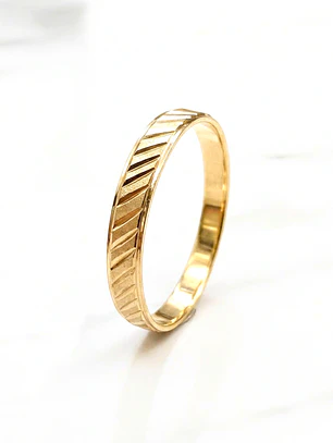 Ilusión diagonal 2 mm Oro 18k