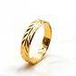 Argolla de matrimonio espiga 3 mm Oro 18k  - Miniatura 3