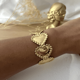 Brazalete corazones