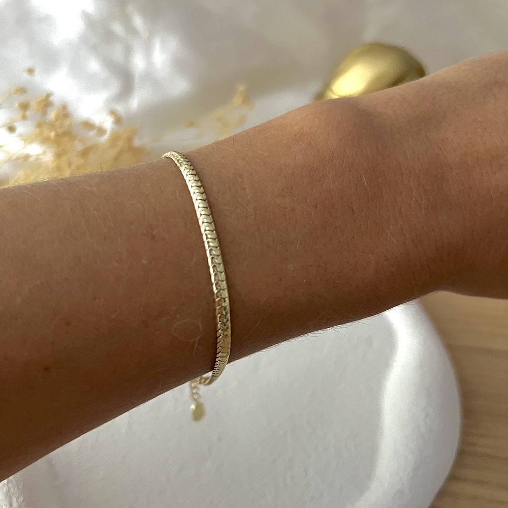 Pulsera tejido Serpiente