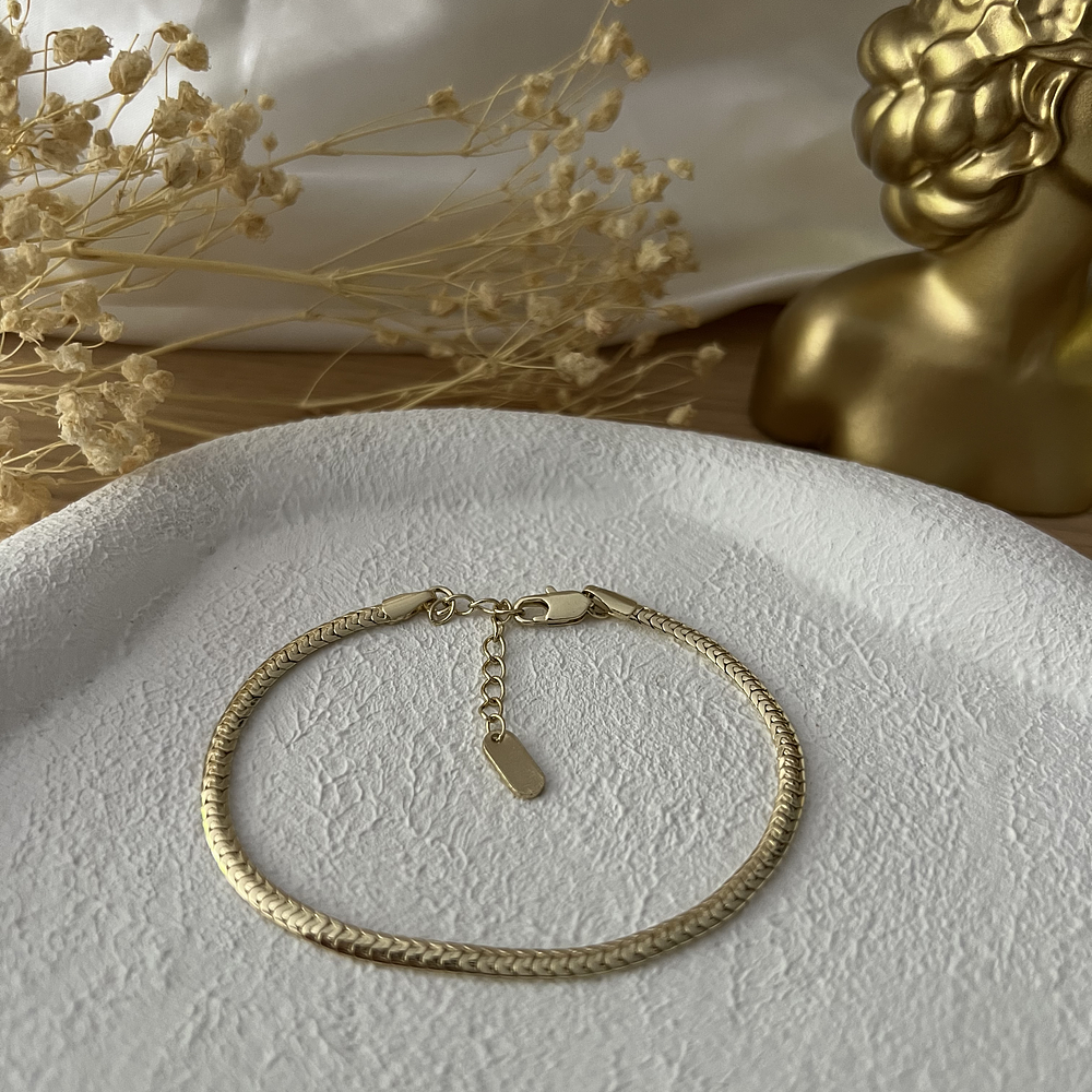 Pulsera tejido Serpiente