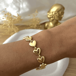 Pulsera corazones