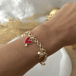 Pulsera corazones