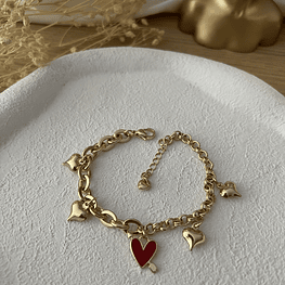 Pulsera corazones