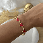 Pulsera corazones