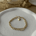 Pulsera doble corazon