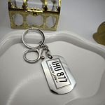 Llavero 1  placa