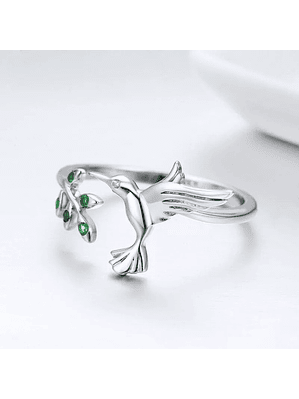 Anillo Colibri Picaflor Plata 925