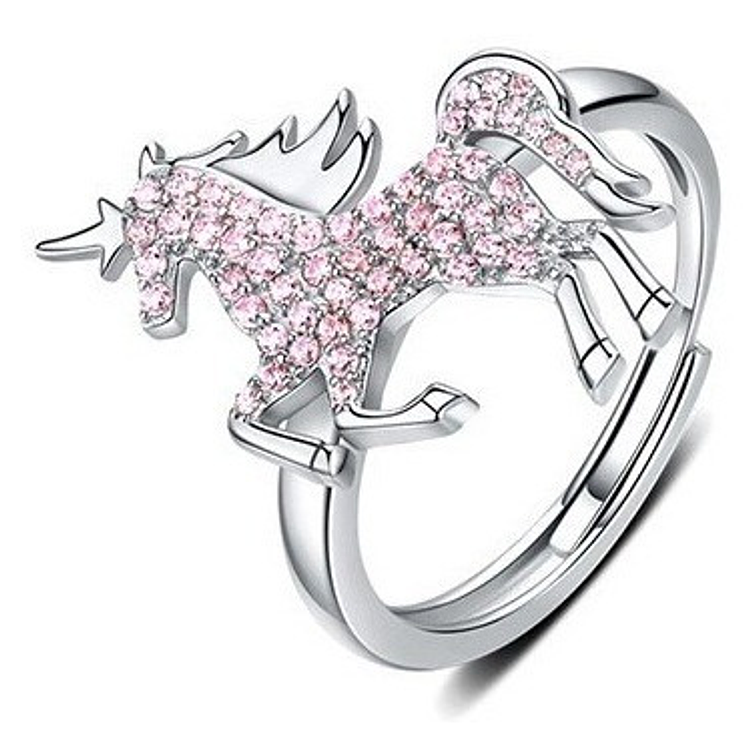 Anillo Unicornio Caballo Mágico Plata 925 1