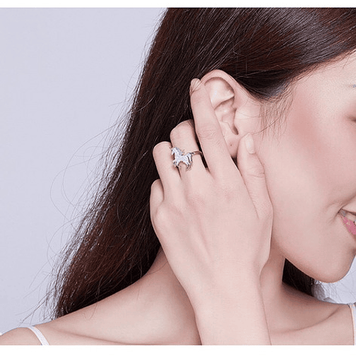 Anillo Unicornio Caballo Mágico Plata 925 5