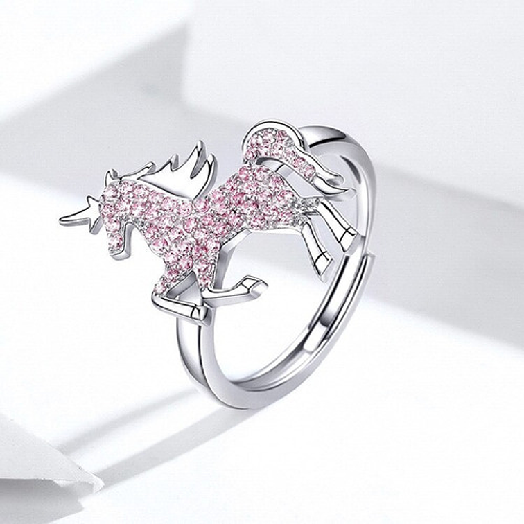 Anillo Unicornio Caballo Mágico Plata 925 4