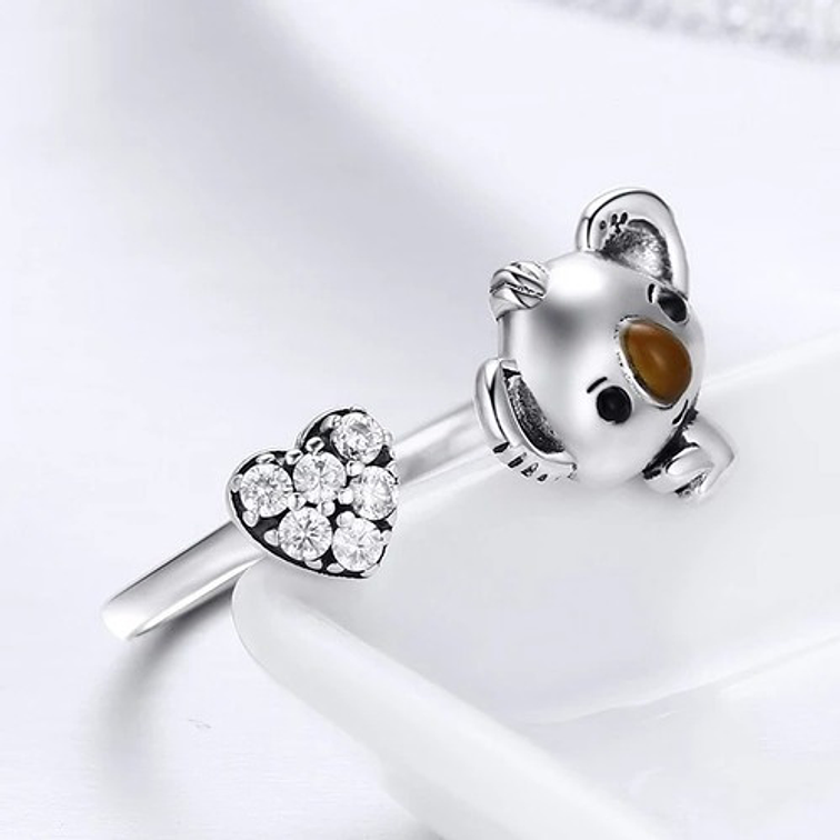 Anillo Koala Plata 925 2