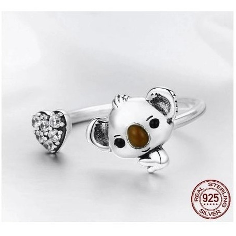 Anillo Koala Plata 925 5