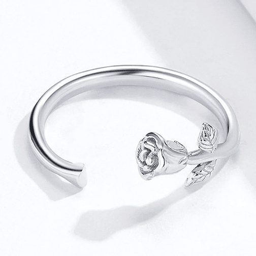 Anillo Rosa Plata 925 2
