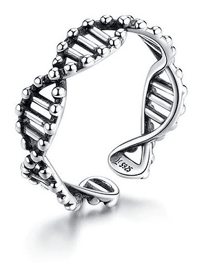 Anillo Modelo Adn Plata 925