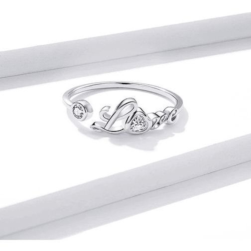 Anillo Love Amor Plata 925 3