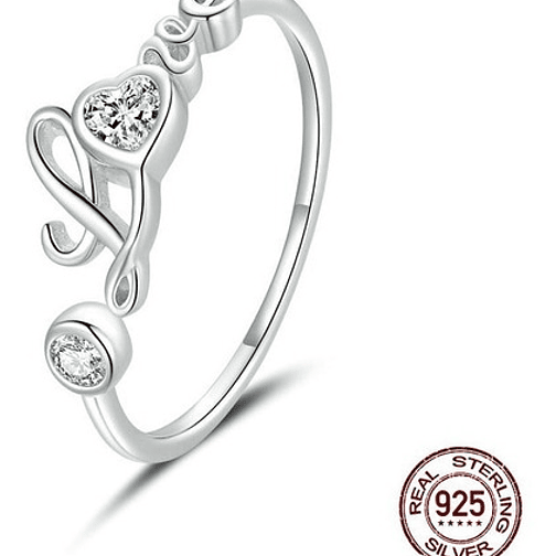 Anillo Love Amor Plata 925 1