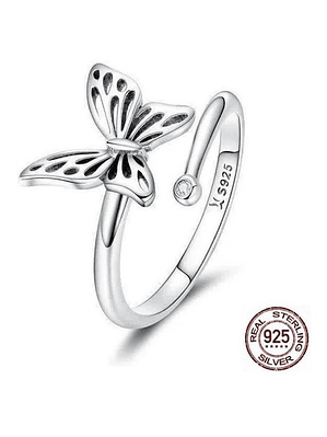 Anillo Mariposa Plata 925