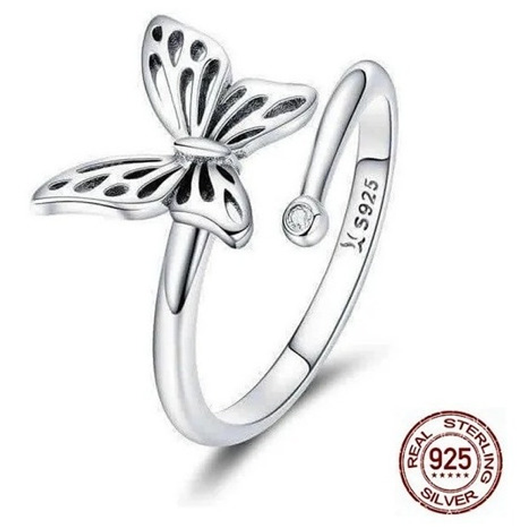 Anillo Mariposa Plata 925 1