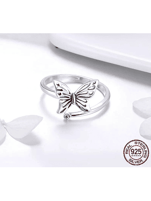 Anillo Mariposa Plata 925