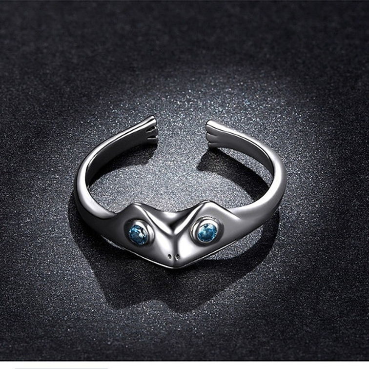 Anillo Rana Sapo Plata 925 4