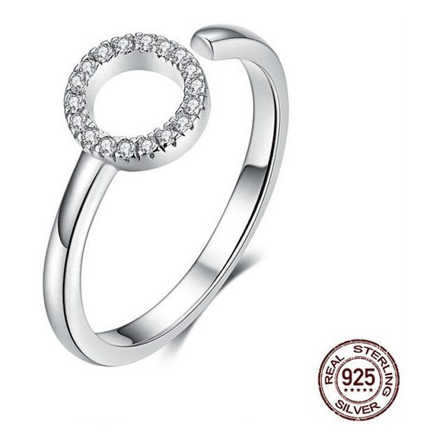 Anillo Circular Plata 925