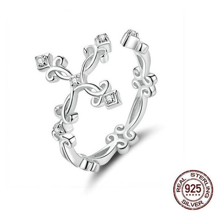 Anillo Cruz Tribal Plata 925 1